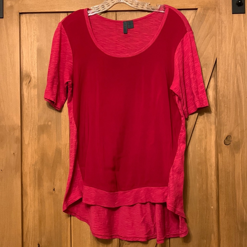 Red Left of Center Anthro Shirt
